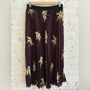 H&M. Long Pleated Skirt
